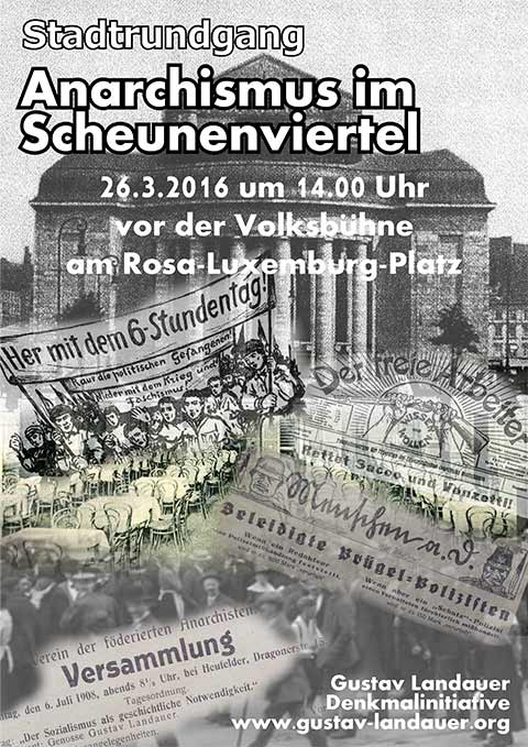 Anarchismus im Scheunenviertel - Stadtrundgang Anarchismus im Scheunenviertel - Stadtrundgang